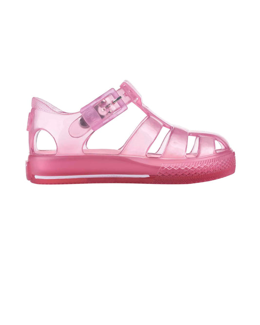 SANDALIA CRISTAL HEBILLA SUELA COLOR