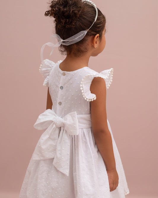 VESTIDO TALLE ALTO PLUMETI Y FAJON EN LA CINTURA