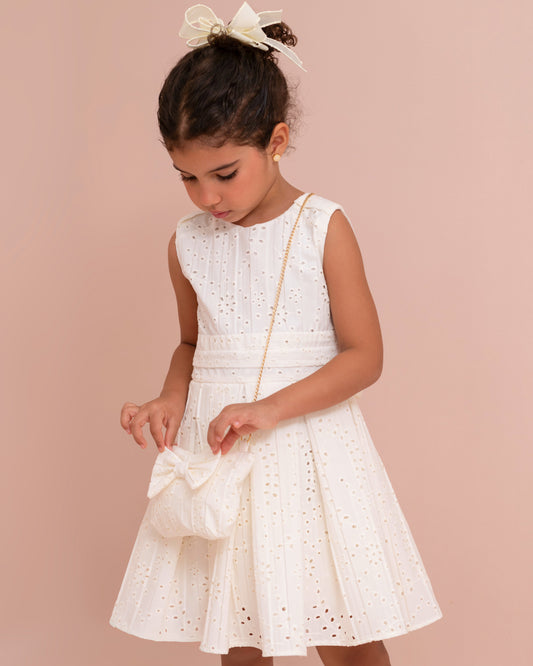 VESTIDO DORY OAJLILLO PLIZADO CON BOLSO