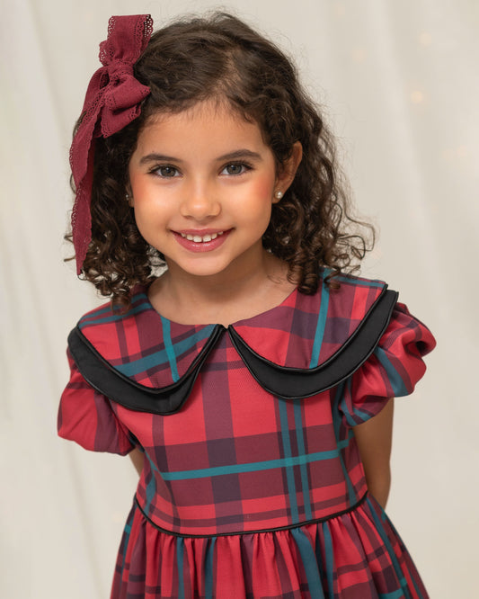 VESTIDO CORDEL ESTAMPADO CUADROS