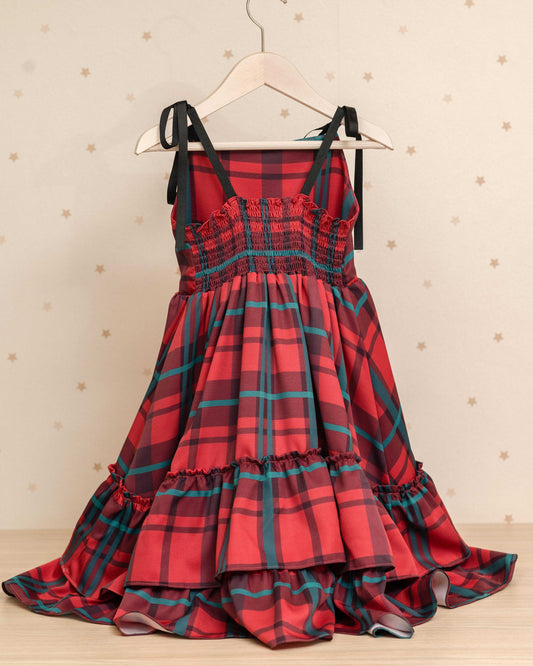 VESTIDO CARMEN ESTAMPADO CUADROS