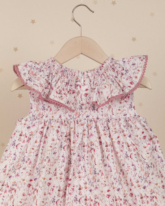 VESTIDO TALEGO ARANDELA CUELLO