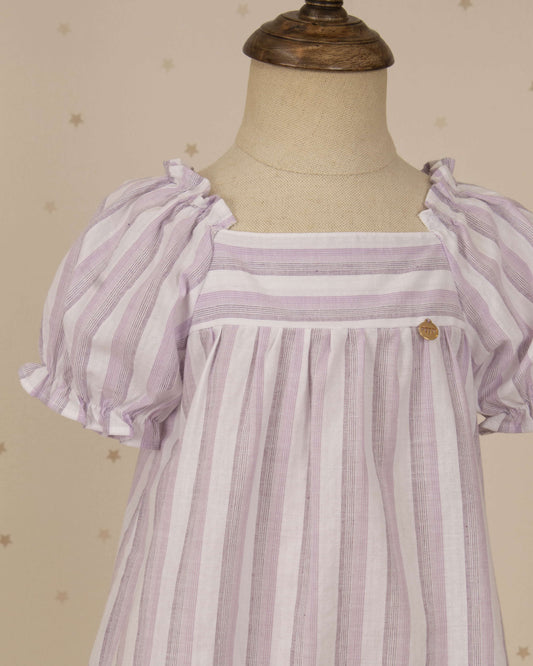 VESTIDO TIPO TALEGO MANGA CORTA RAYAS