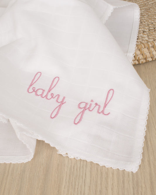 SACAGASES BABY GIRL BORDADO ROSA