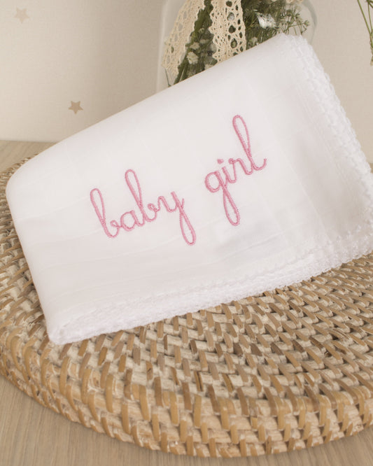 SACAGASES BABY GIRL BORDADO ROSA