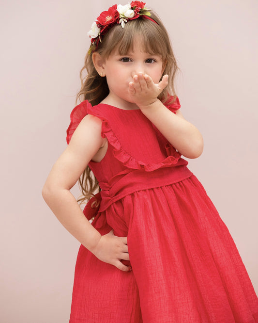 VESTIDO ESCOTE ESPALDA RUBI