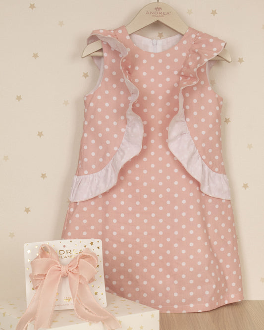VESTIDO OPALO ARANDELAS LATERALES