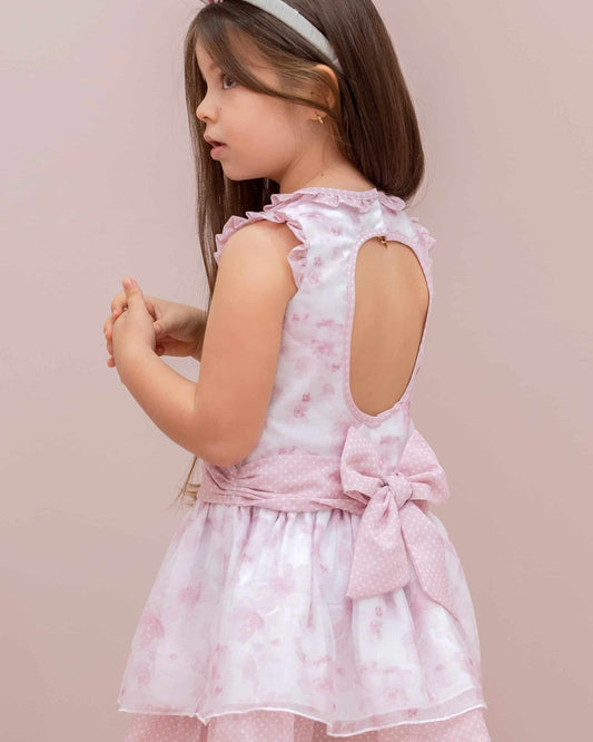 VESTIDO DIAMANTE ACUARELA TALLE BAJO