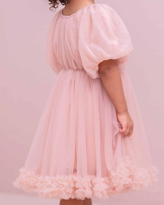 VESTIDO CUBIERTA TUL ARANDELA INFERIOR