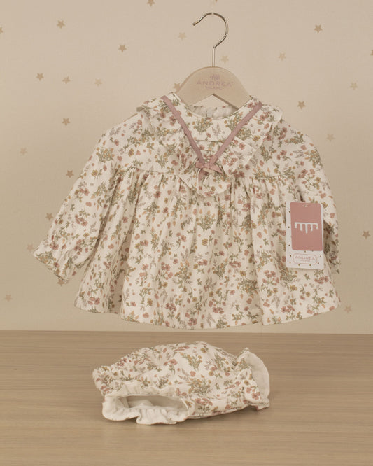 VESTIDO JESUCITO ESTAMPADO CON RANITA