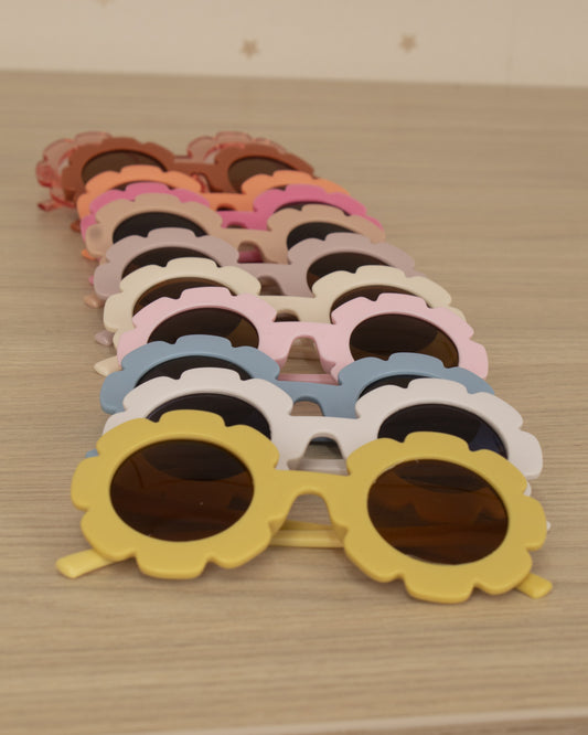 GAFAS LENTE REDONDO BORDE FLOR