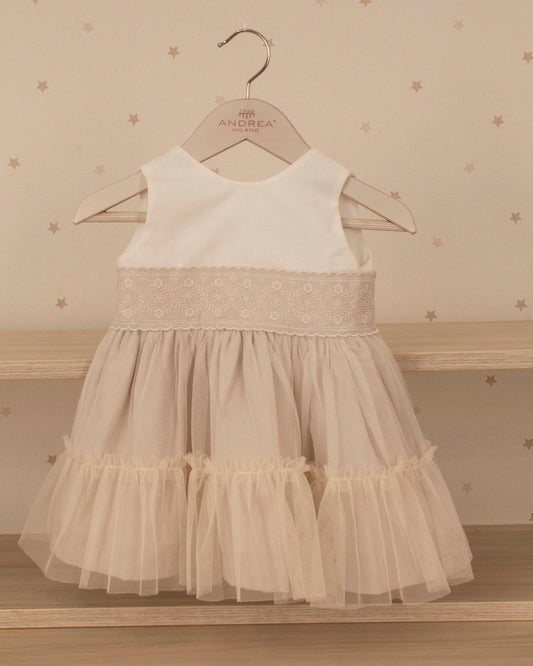 VESTIDO TALLE ALTO FALDA TUL
