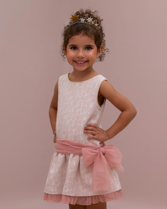 VESTIDO TALLE BAJO DETALLES TUL