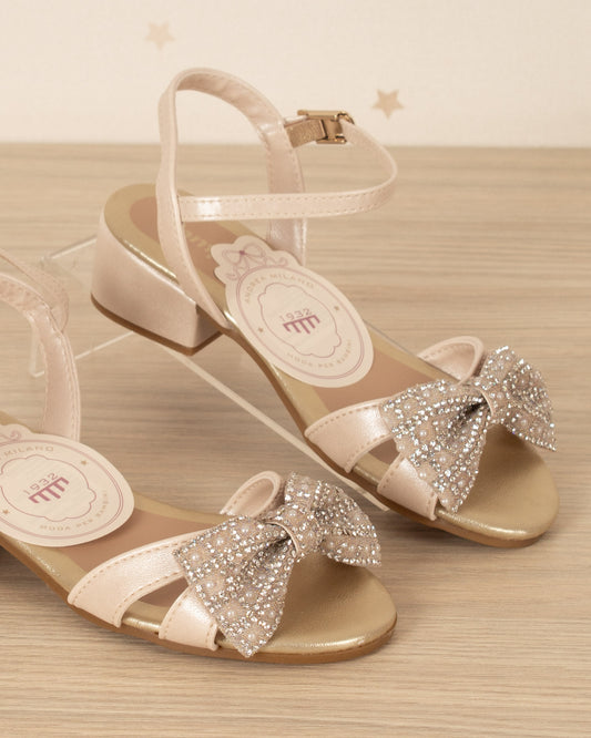 SANDALIA FANCY CON LAZO BRILLANTES