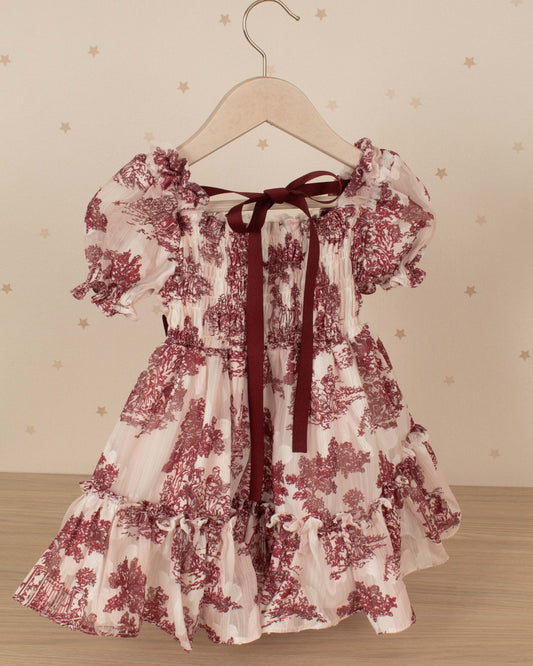 VESTIDO CARAMELO BRINDIS CON RANITA