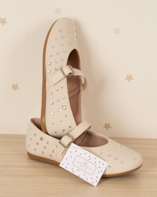 MERCEDITA CON HEBILLA Y BRILLANTES