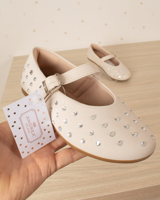 MERCEDITA CON HEBILLA Y BRILLANTES