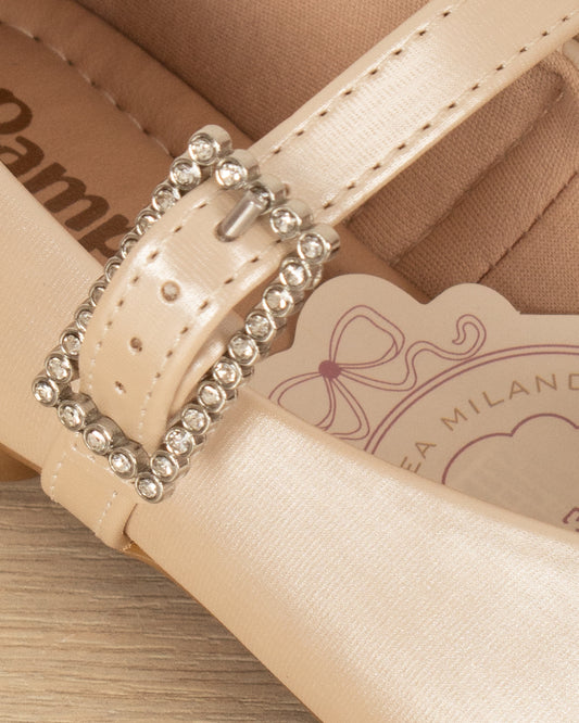 MERCEDITA TIPO BAILARINA CON HEBILLA BRILLANTES