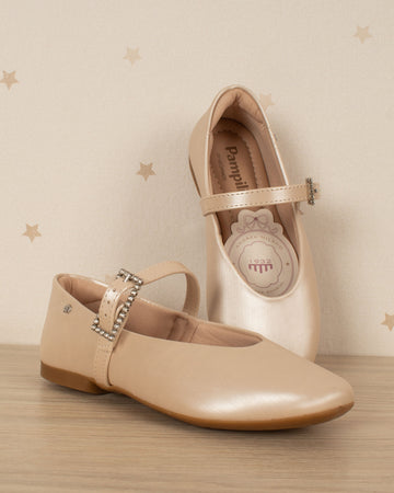 MERCEDITA TIPO BAILARINA CON HEBILLA BRILLANTES
