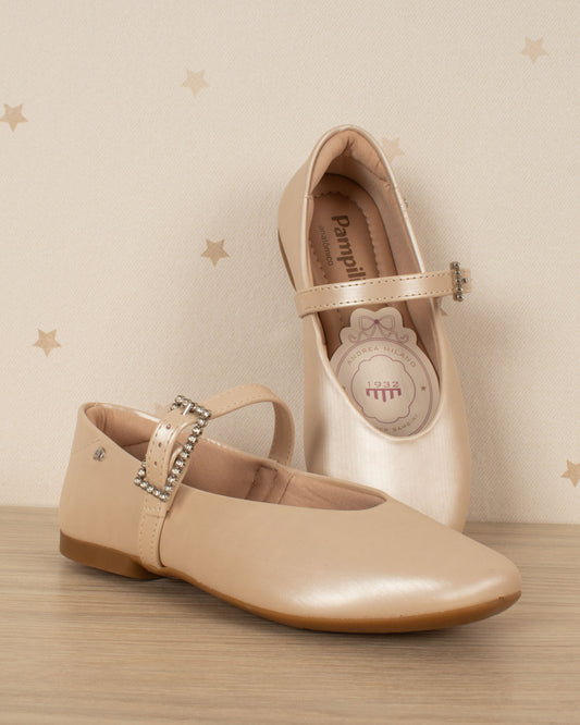 MERCEDITA TIPO BAILARINA CON HEBILLA BRILLANTES