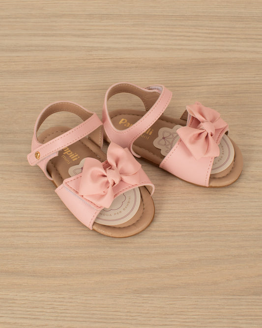 SANDALIA NANA VELCRO CON LAZO Y VELCRO