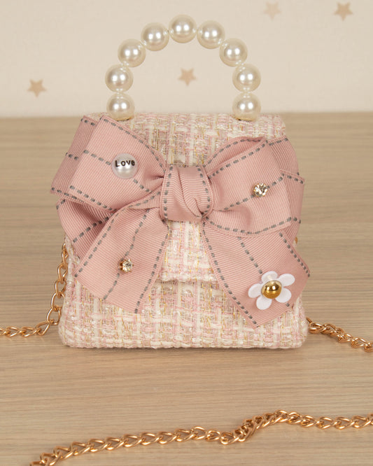 BOLSO ASA PERLAS CON LAZO