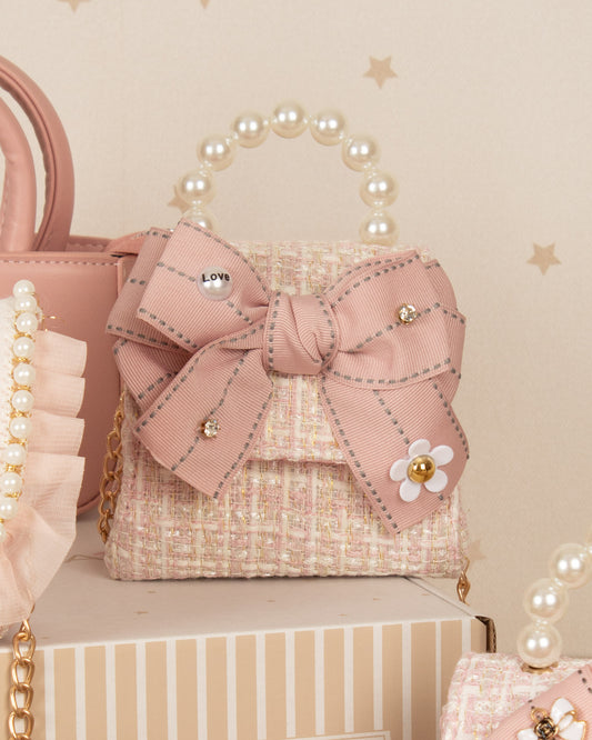 BOLSO ASA PERLAS CON LAZO