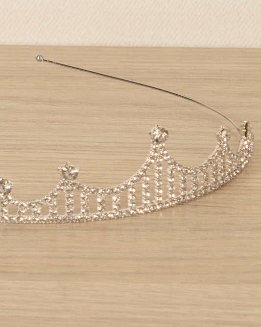 CORONA PRINCESA PUNTAS DIAMANTES