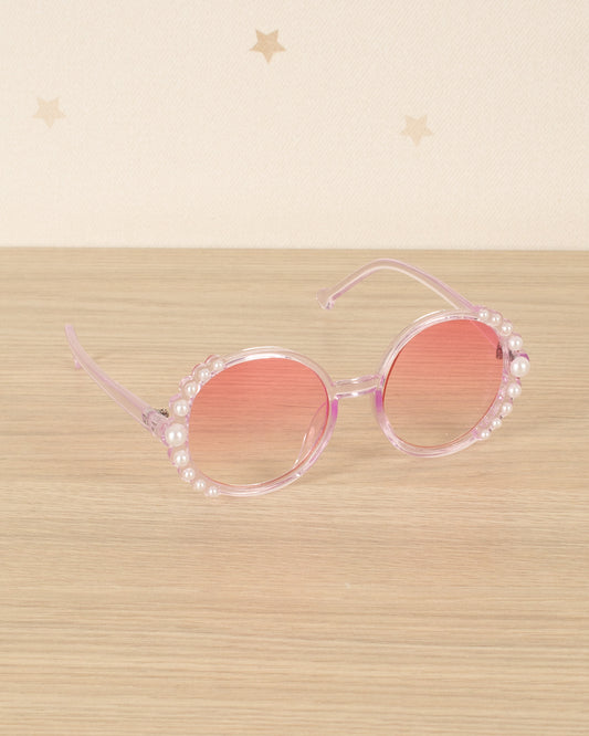 GAFAS LENTE REDONDO BORDES PERLAS