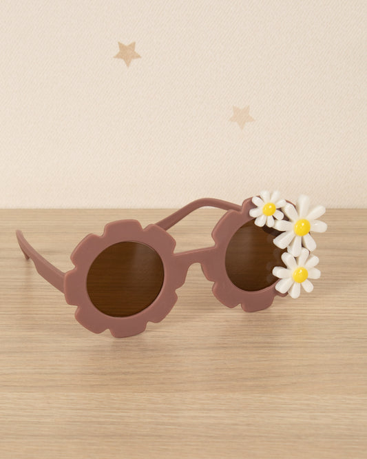 GAFAS FLOR LENTE REDONDO Y FLORES BORDE