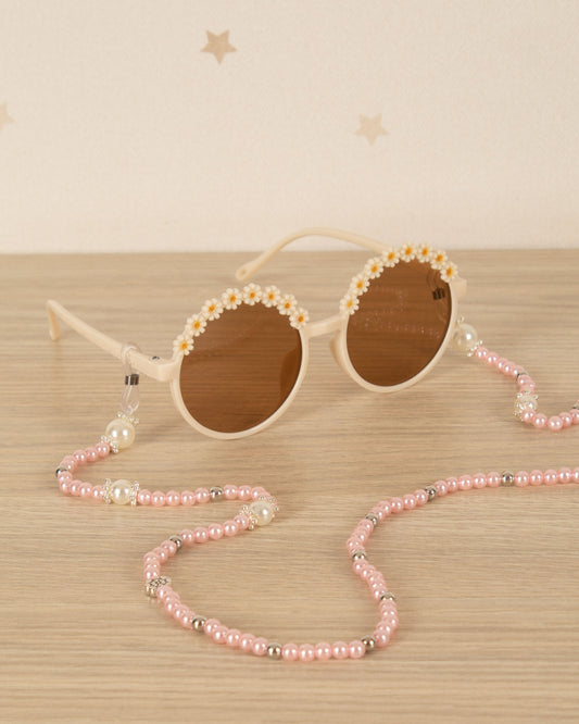 GAFAS LENTE REDONDO BORDES FLORES