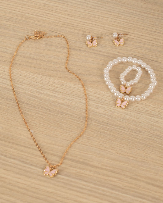 SET DE COLLAR PULSERA PERLAS