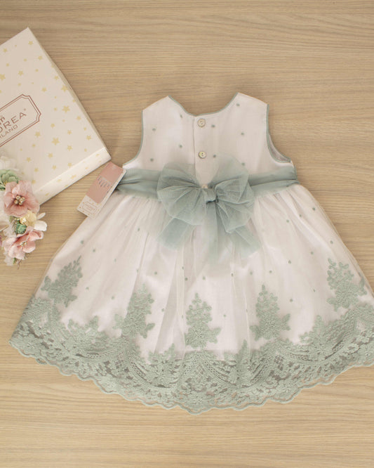 VESTIDO DE TUL BORDADO BEBE