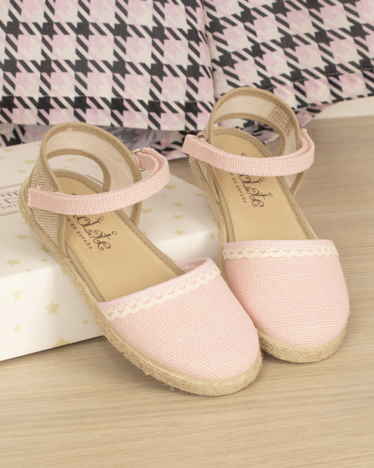 VALENCIANA LINO VELCRO APLIQUE PUNTILLA
