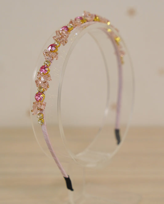 DIADEMA PERLA ROSA