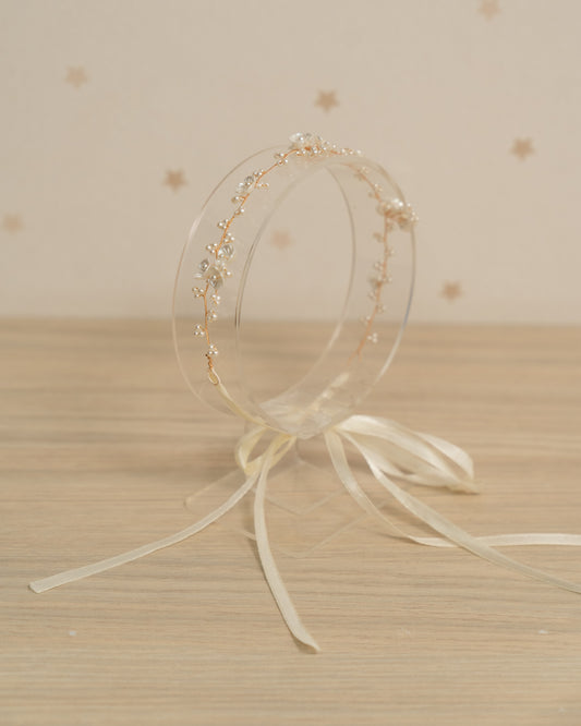 DIADEMA  BRILLO FLORAL