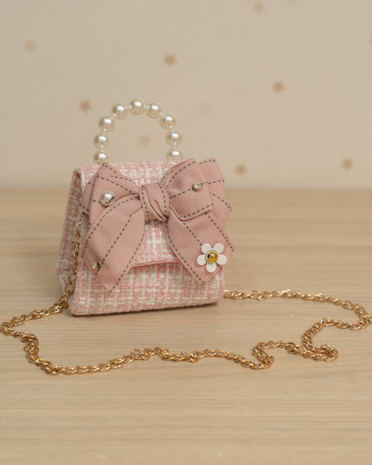 BOLSO ASA PERLAS CON LAZO