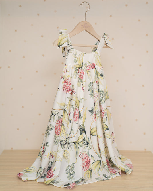 VESTIDO TALEGO TIRANTES ESTAMPADO FLORES