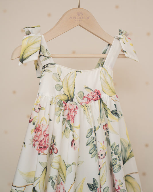 VESTIDO TALEGO TIRANTES ESTAMPADO FLORES