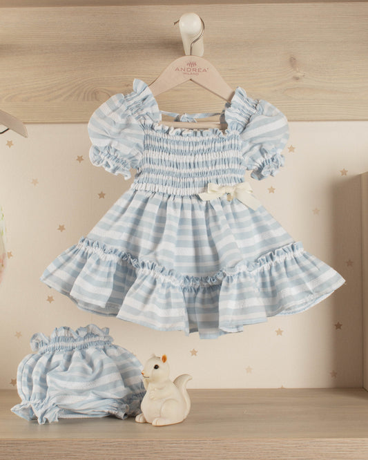 VESTIDO CARAMELO CON RANITA DULCE CAMINO