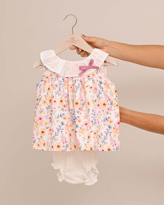 VESTIDO SHINE FLORES SUSPIROS