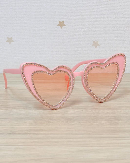 GAFAS BORDE BRILLANTES CORAZON