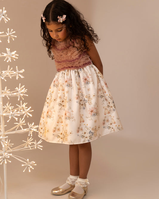 VESTIDO OLA PECHO TUL VELITAS