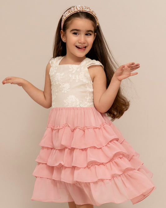 VESTIDO OLIVIA DE ARANDELAS SUEÑO