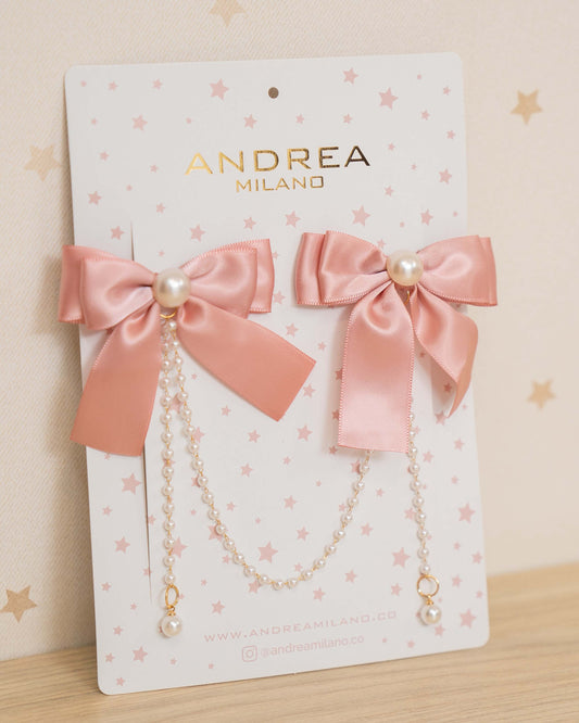 GANCHO LAZO ADORNO PERLAS