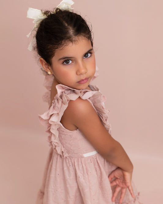 VESTIDO PARIS OJALILLO NIDO ROSA