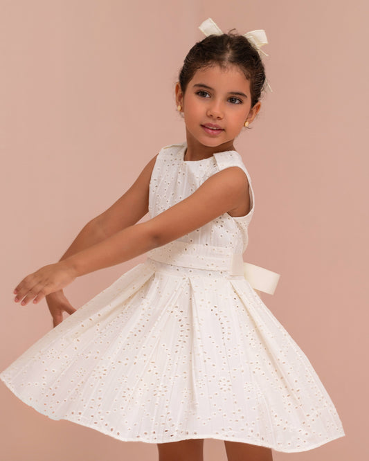 VESTIDO DORY OAJLILLO PLIZADO CON BOLSO