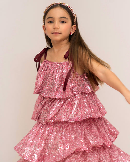 VESTIDO ESTRELLA LENTEJUELAS BRINDIS