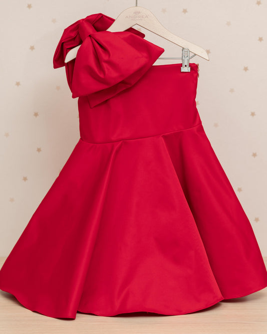 VESTIDO MOÑA LAZO HOMBRO ENCANTO
