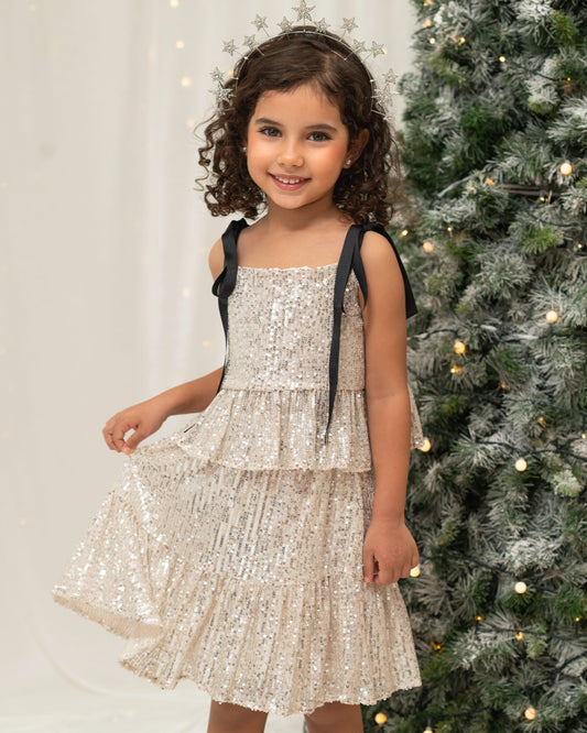 CONJUNTO ARIEL LENTEJUELAS CRISTAL